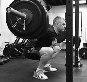 J Gagnon doing back squat J Gagnon doing back squat