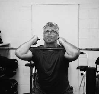 Barbell front squat at tribestrength. Barbell front squat at tribestrength.